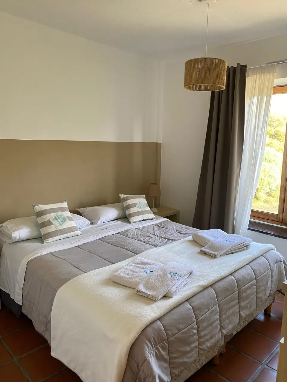 Dormitorio separado de la Cabaña de Mar en Mar de las Pampas